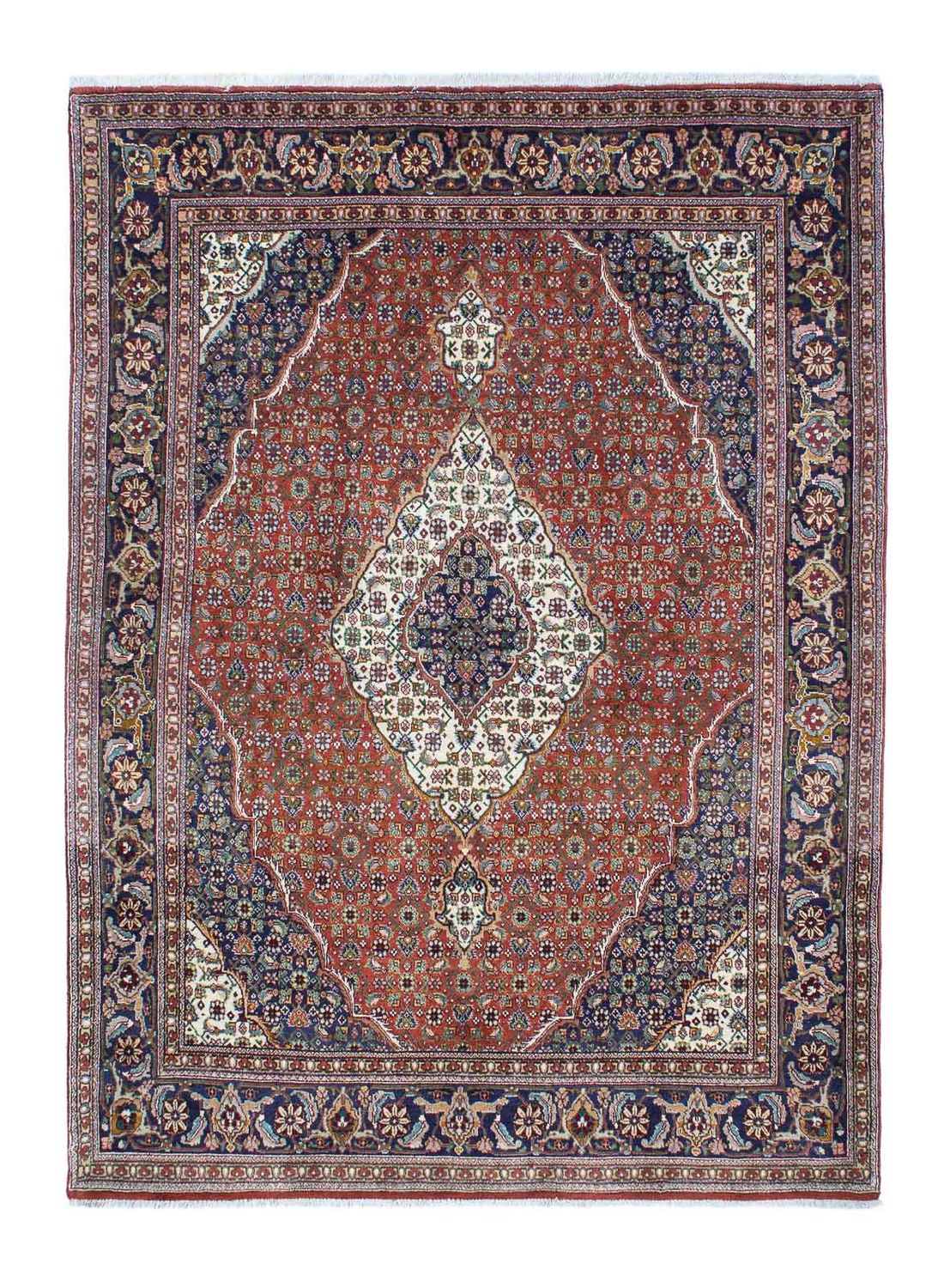 Dywan perski - Tabriz - 209 x 152 cm - rdza