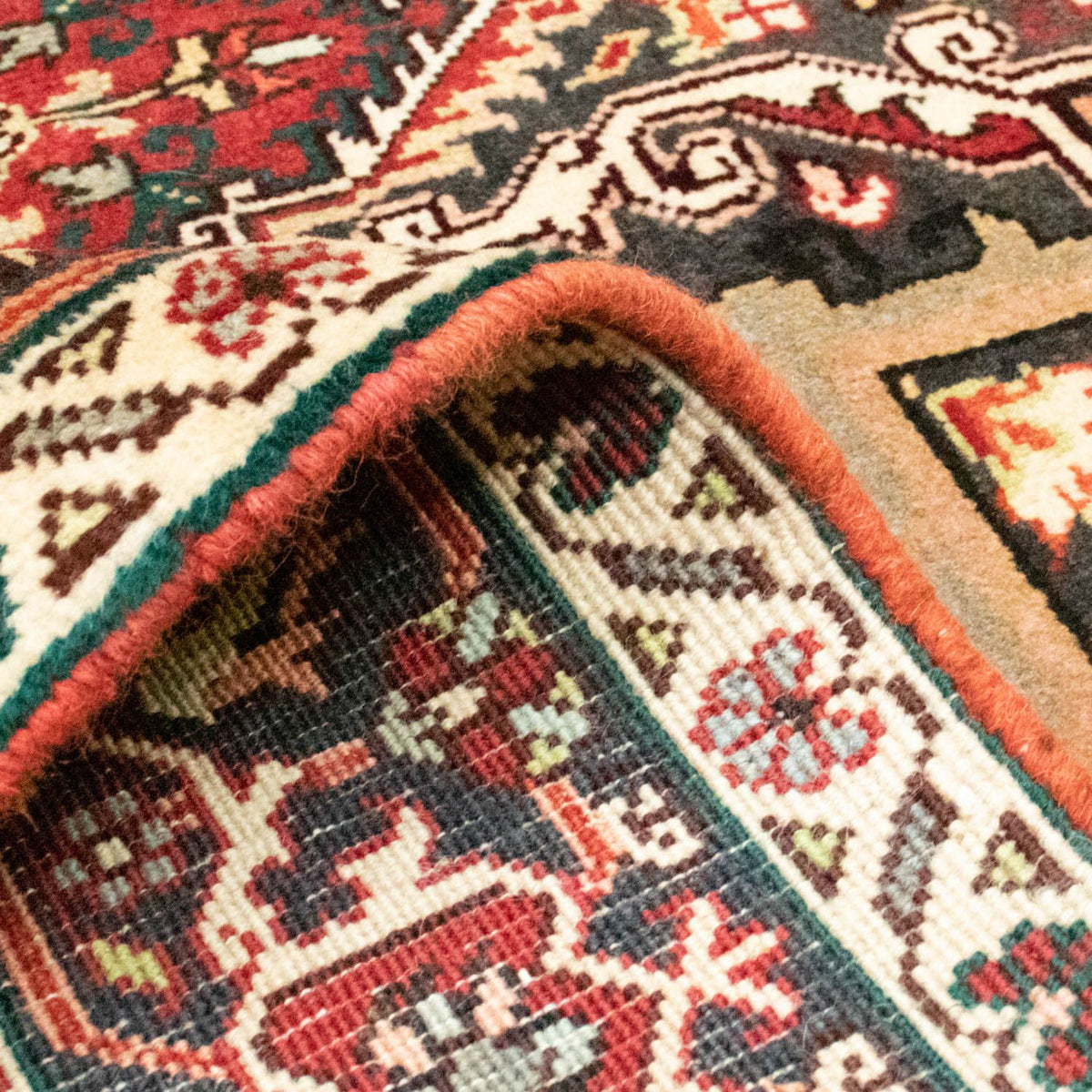 Perski dywan - Nomadyczny - 197 x 157 cm - jasna czerwień