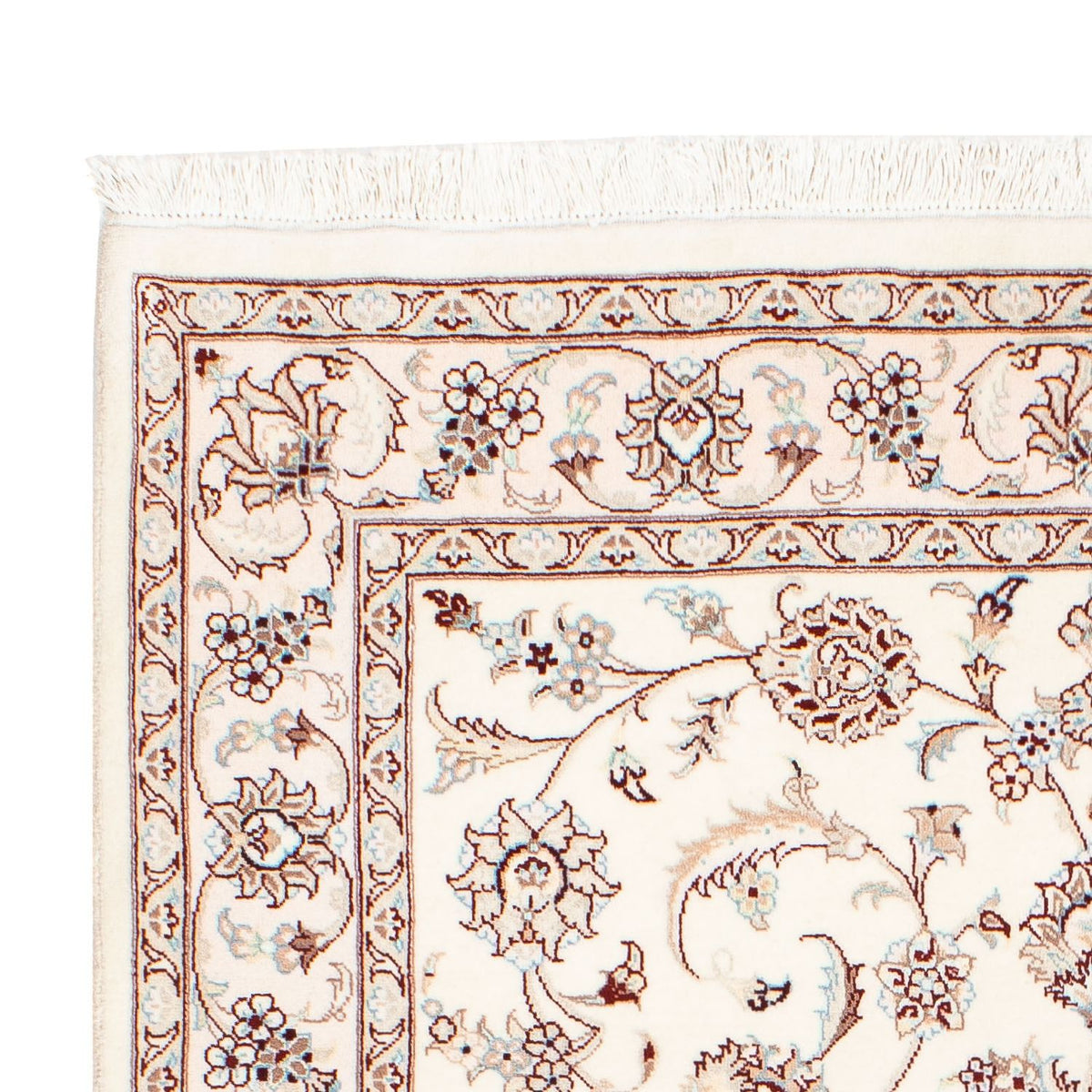 Dywan perski - Nain - Królewski - 196 x 137 cm - beżowy