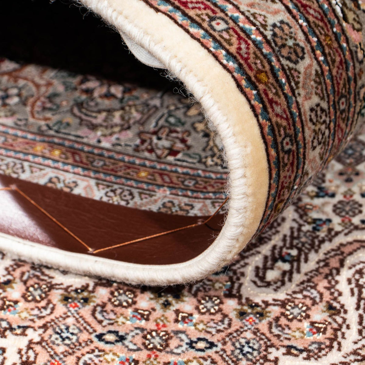 Dywan perski - Tabriz - 237 x 168 cm - jasnobrązowy