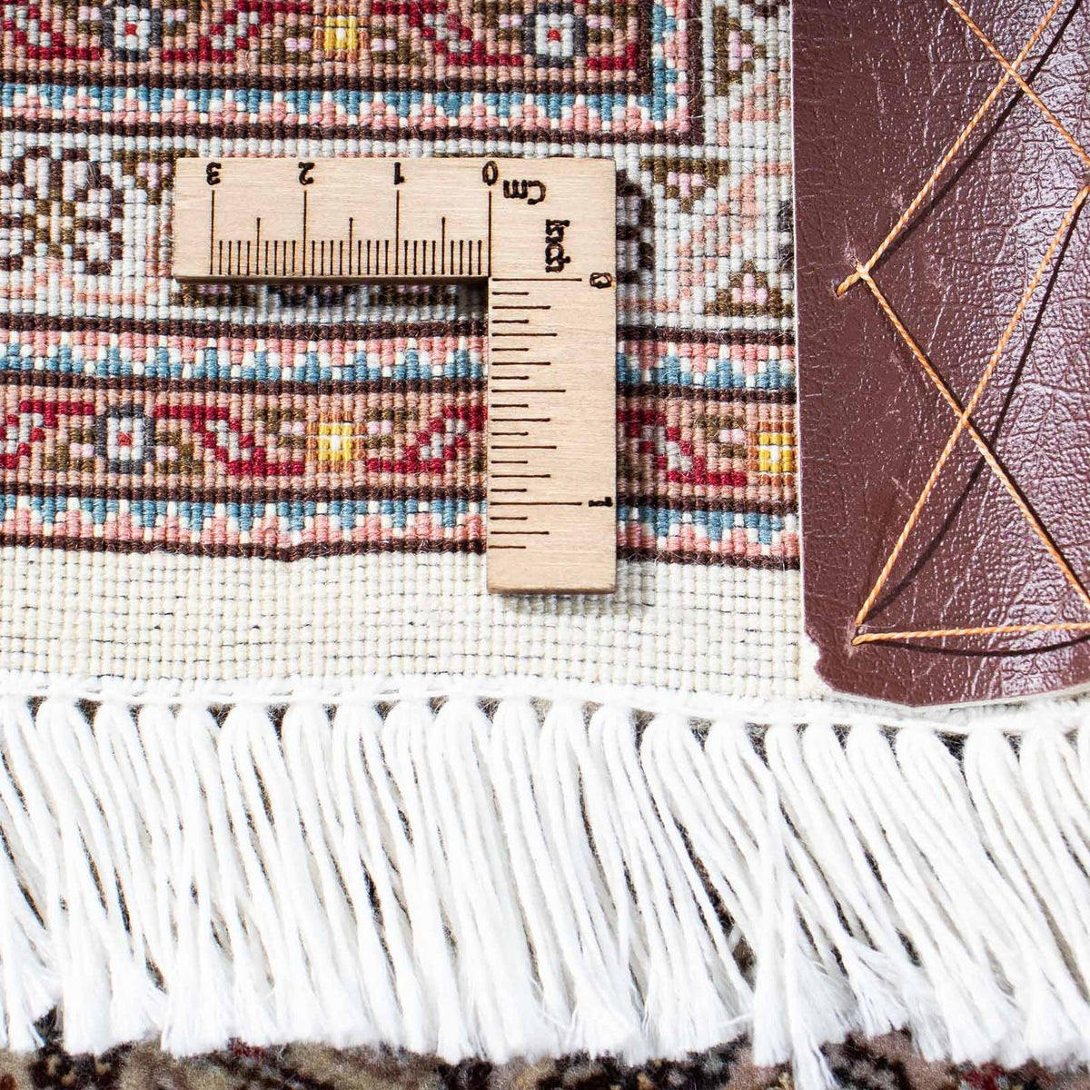 Dywan perski - Tabriz - 237 x 168 cm - jasnobrązowy