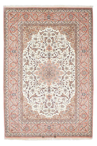 Dywan perski - Isfahan - Premium - 225 x 150 cm - beżowy