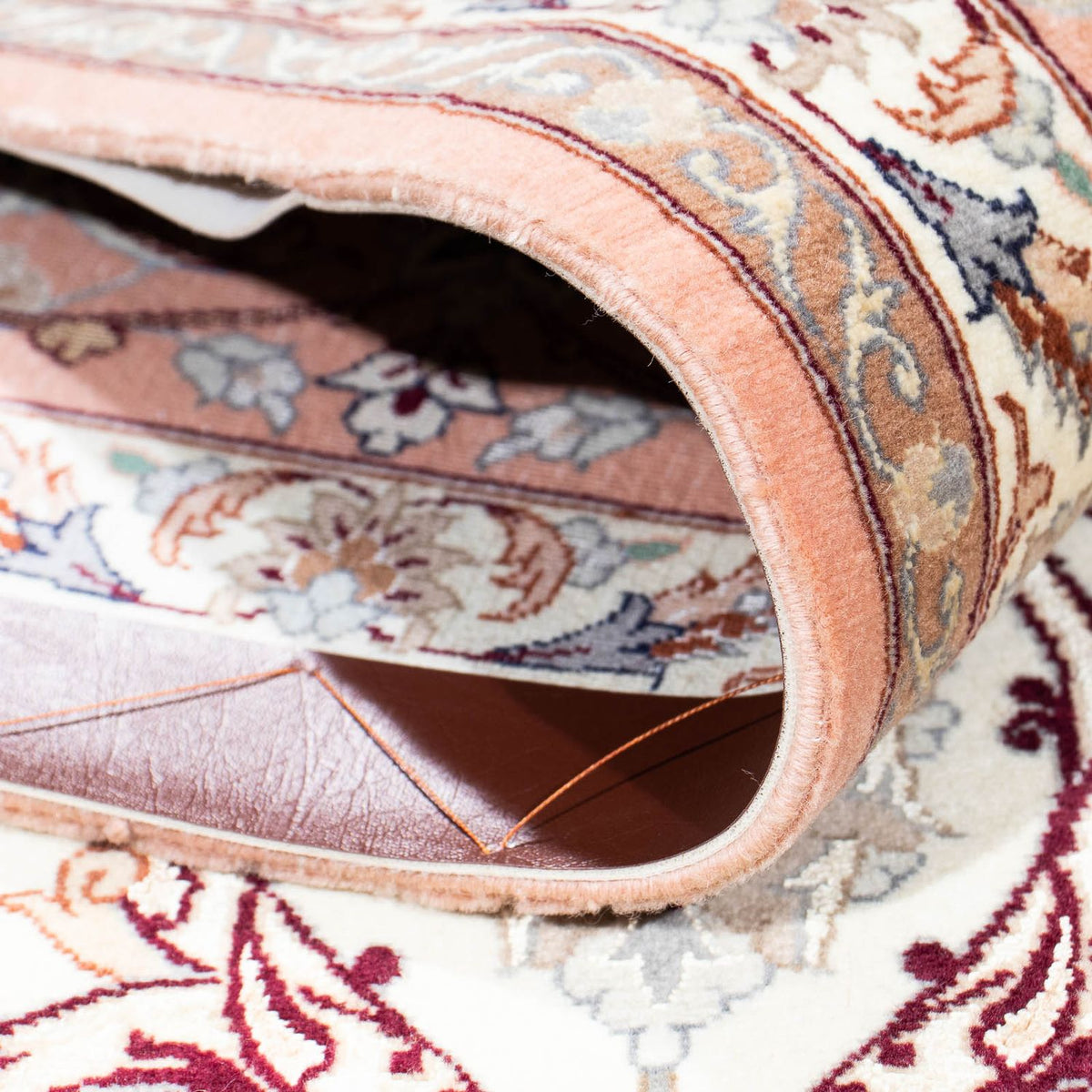 Dywan perski - Isfahan - Premium - 225 x 150 cm - beżowy