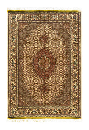 Dywan perski - Tabriz - Królewski - 148 x 102 cm - beżowy