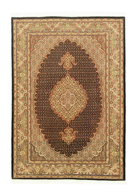 Dywan perski - Tabriz - Królewski - 148 x 102 cm - czarny