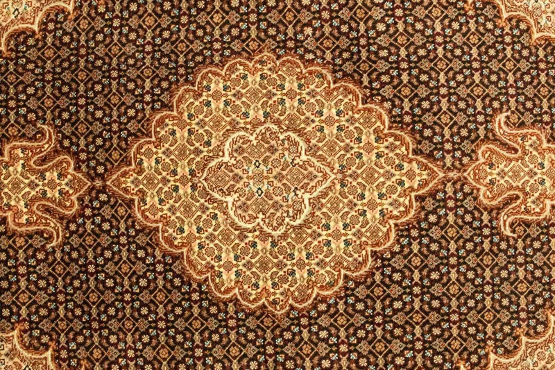 Dywan perski - Tabriz - Królewski - 148 x 102 cm - czarny