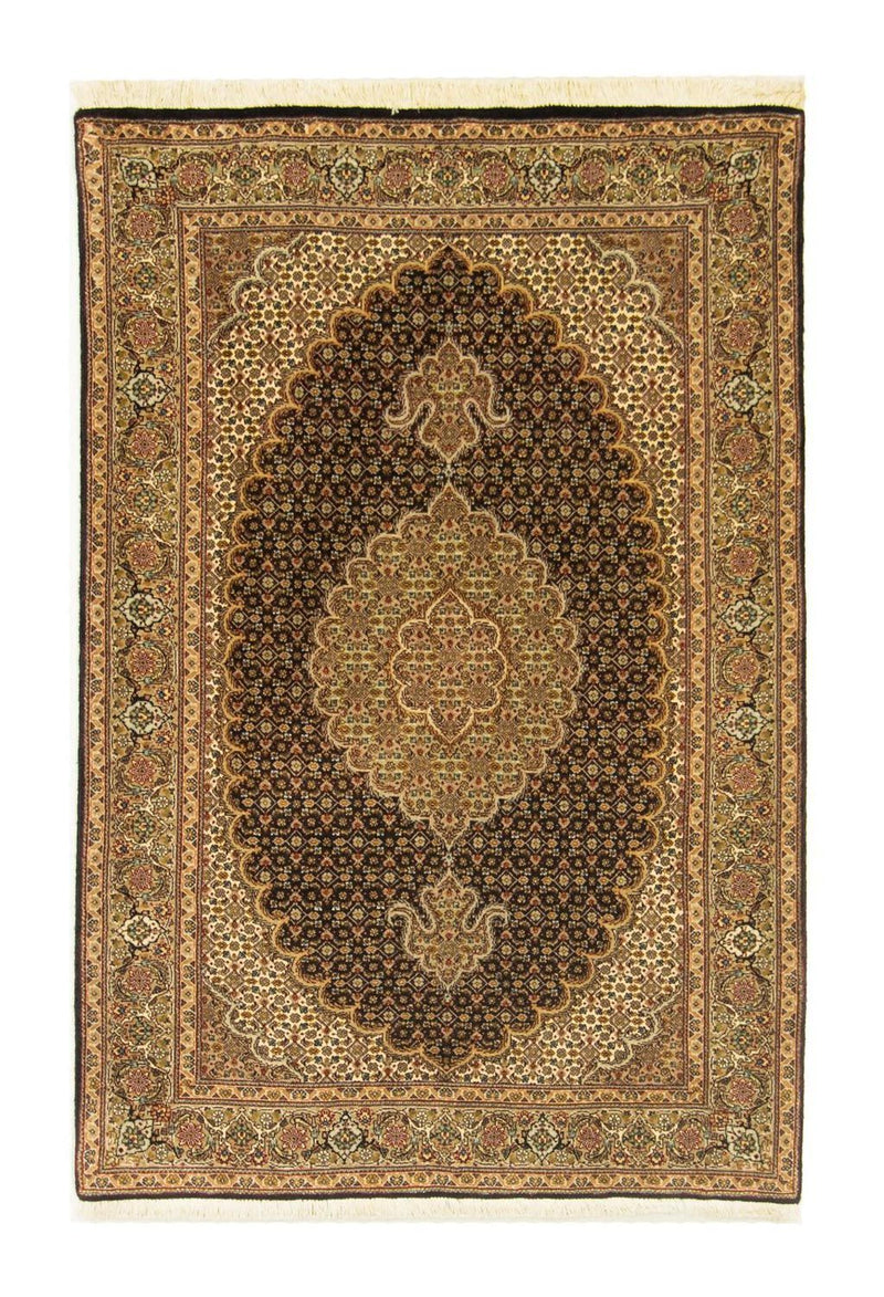 Dywan perski - Tabriz - Królewski - 151 x 102 cm - ciemnoniebieski
