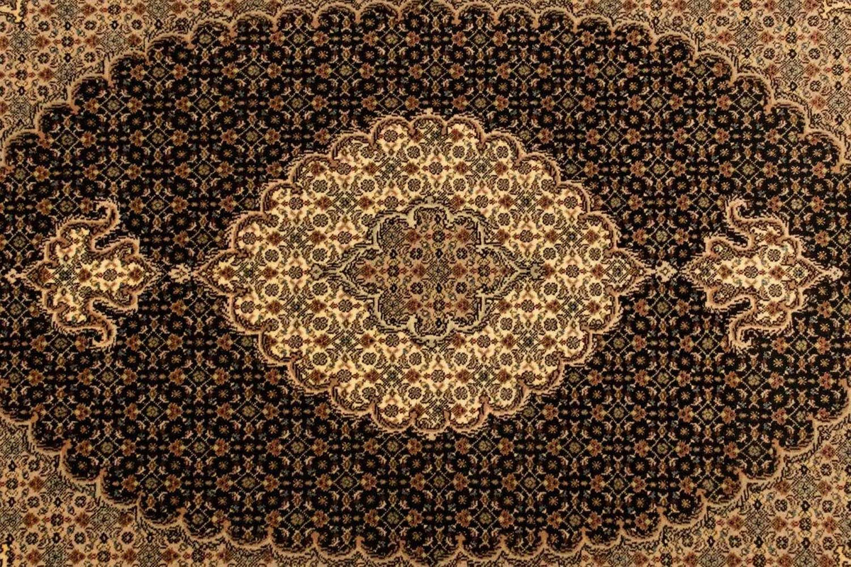 Dywan perski - Tabriz - Królewski - 150 x 102 cm - ciemnoniebieski