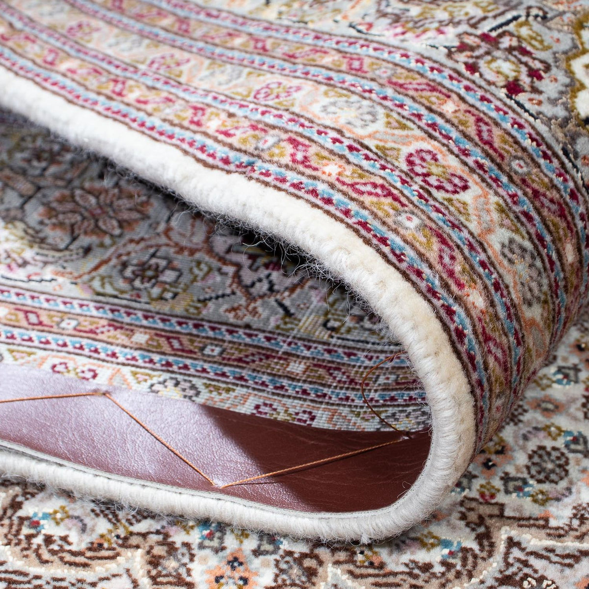 Dywan perski - Tabriz - 203 x 146 cm - jasnobrązowy