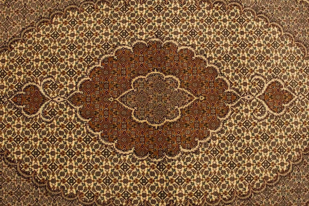 Dywan perski - Tabriz - Królewski - 150 x 102 cm - beżowy