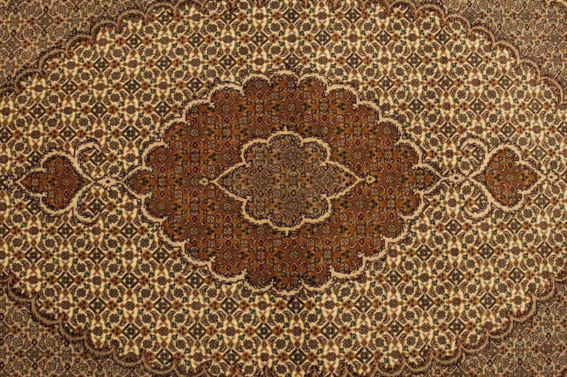 Dywan perski - Tabriz - Królewski - 150 x 102 cm - beżowy
