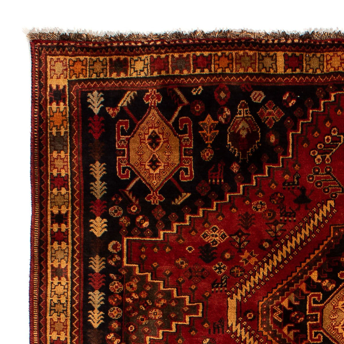 Perski dywan - Nomadyczny - 290 x 186 cm - ciemna czerwień