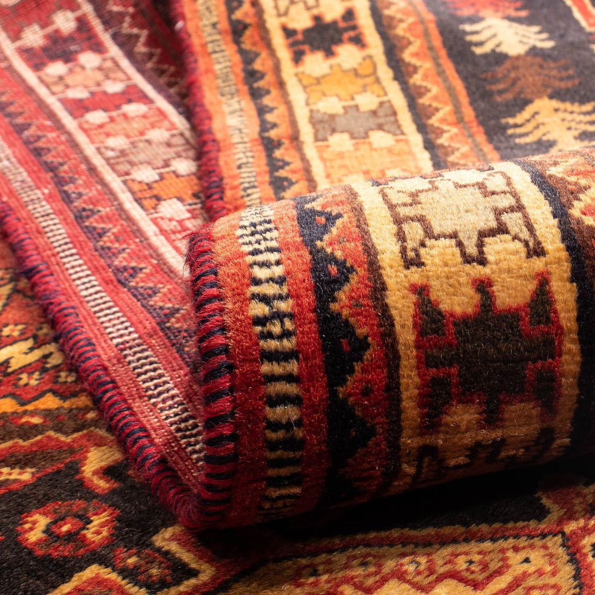 Perski dywan - Nomadyczny - 290 x 186 cm - ciemna czerwień