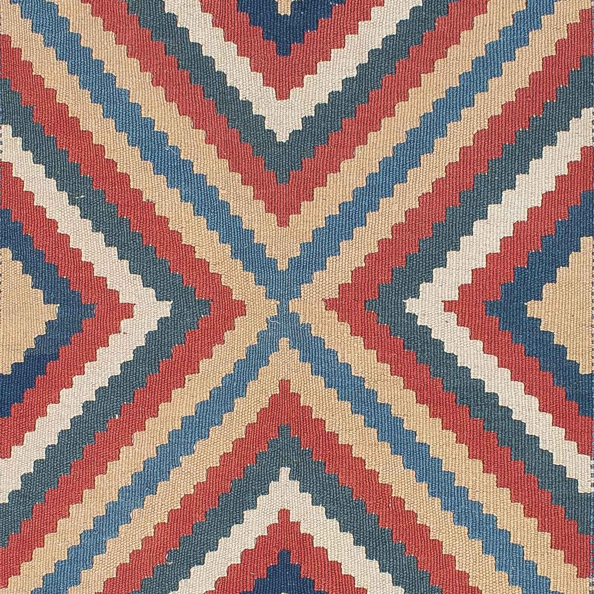 Dywan Kelim - Orientalny - 183 x 124 cm - niebieski