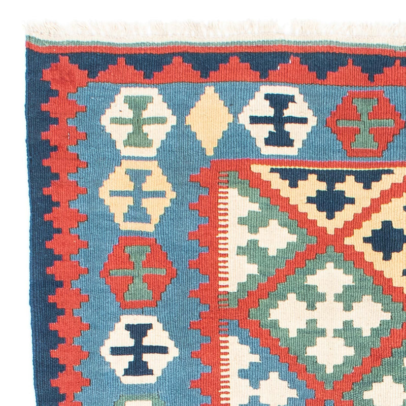 Dywan Kelim - Orientalny - 175 x 124 cm - niebieski