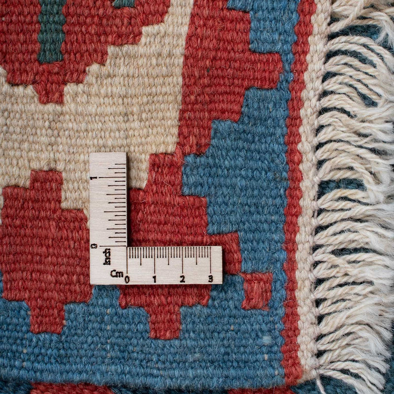 Dywan Kelim - Orientalny - 170 x 117 cm - niebieski