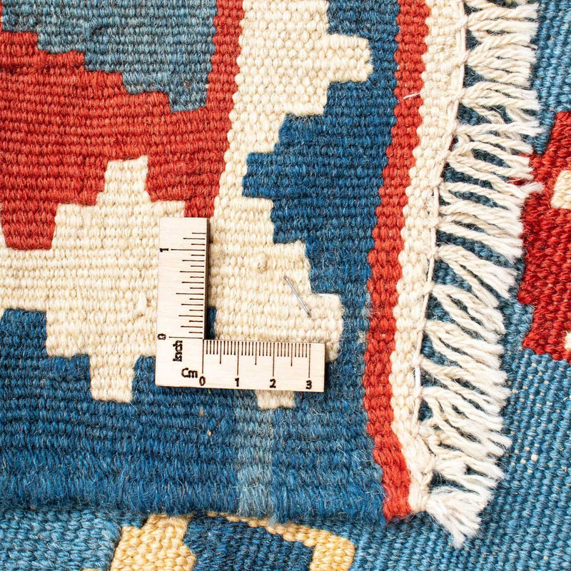 Dywan Kelim - Orientalny - 173 x 118 cm - niebieski