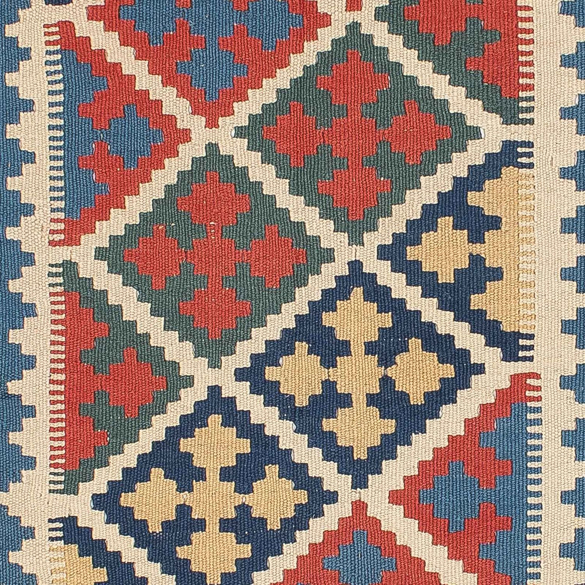 Dywan Kelim - Orientalny - 174 x 115 cm - niebieski