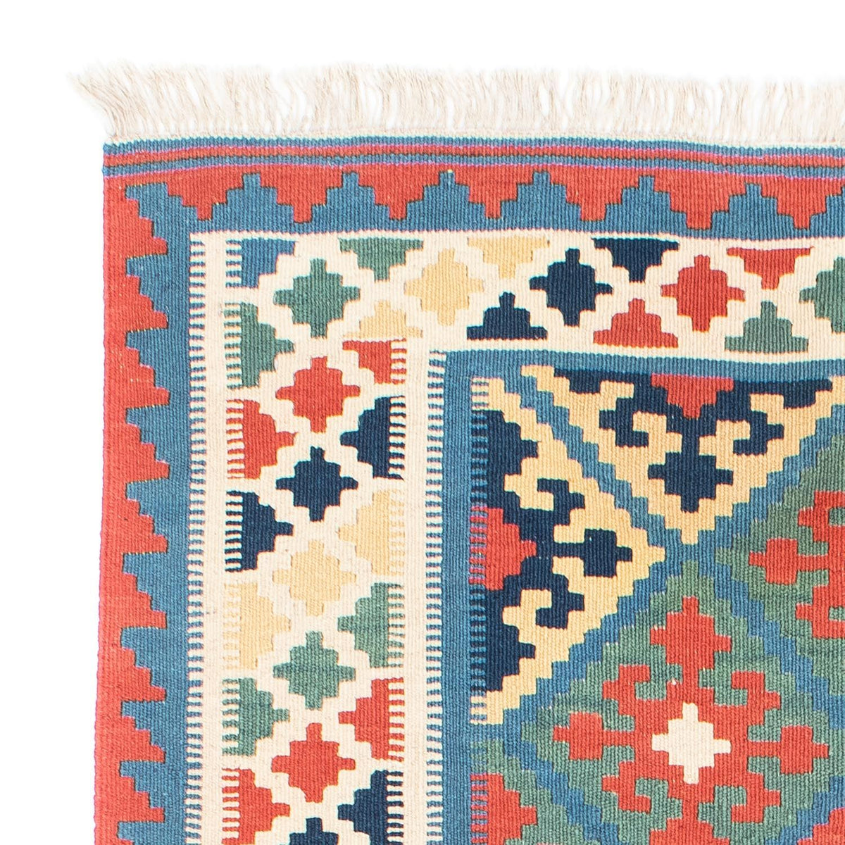 Dywan Kelim - Orientalny - 173 x 130 cm - niebieski