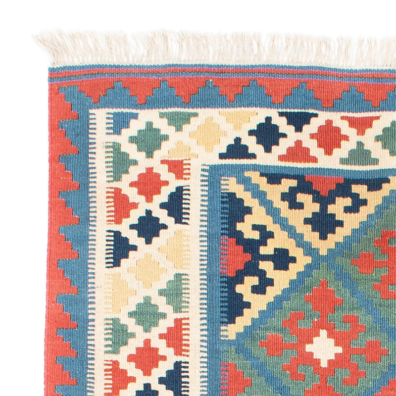 Dywan Kelim - Orientalny - 173 x 130 cm - niebieski