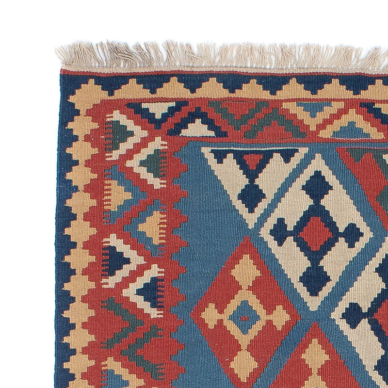 Dywan Kelim - Orientalny - 183 x 123 cm - niebieski