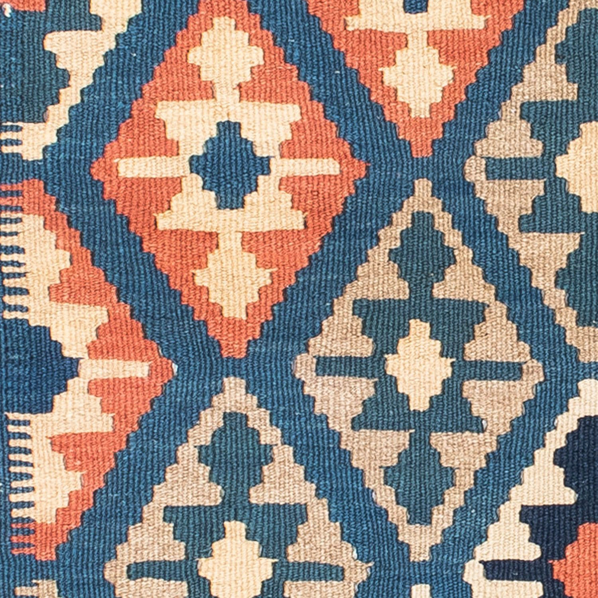 Dywan Kelim - Orientalny - 152 x 100 cm - niebieski