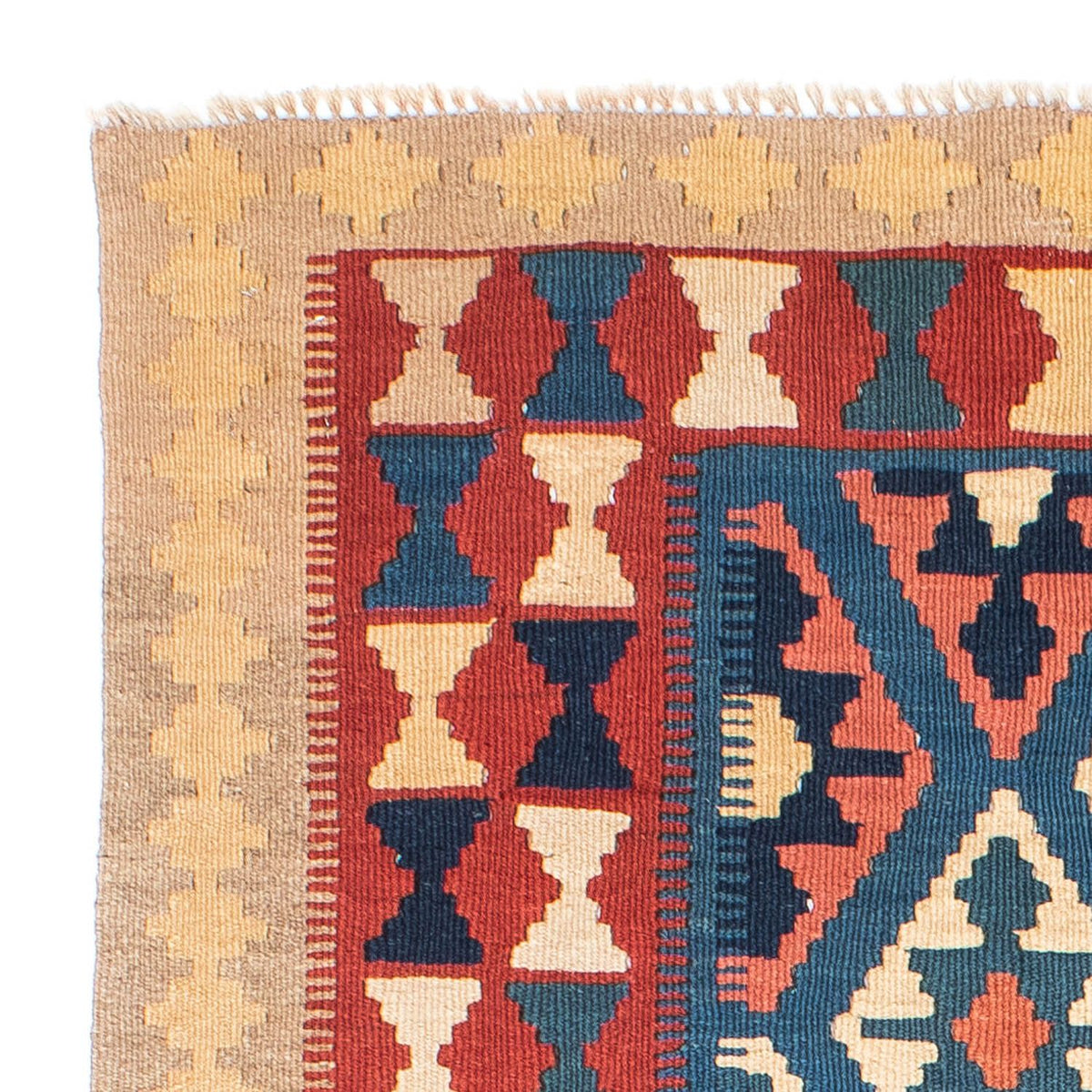 Dywan Kelim - Orientalny - 152 x 100 cm - niebieski