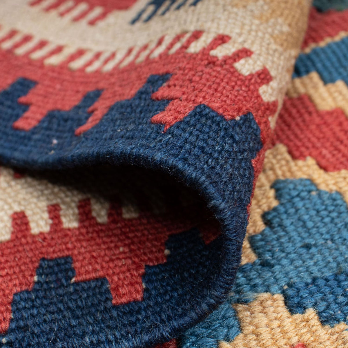 Dywan Kelim - Orientalny - 156 x 105 cm - ciemna czerwień