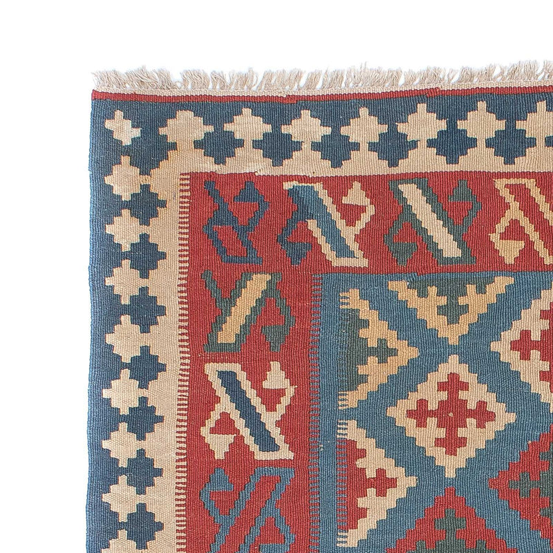 Dywan Kelim - Orientalny - 178 x 128 cm - niebieski