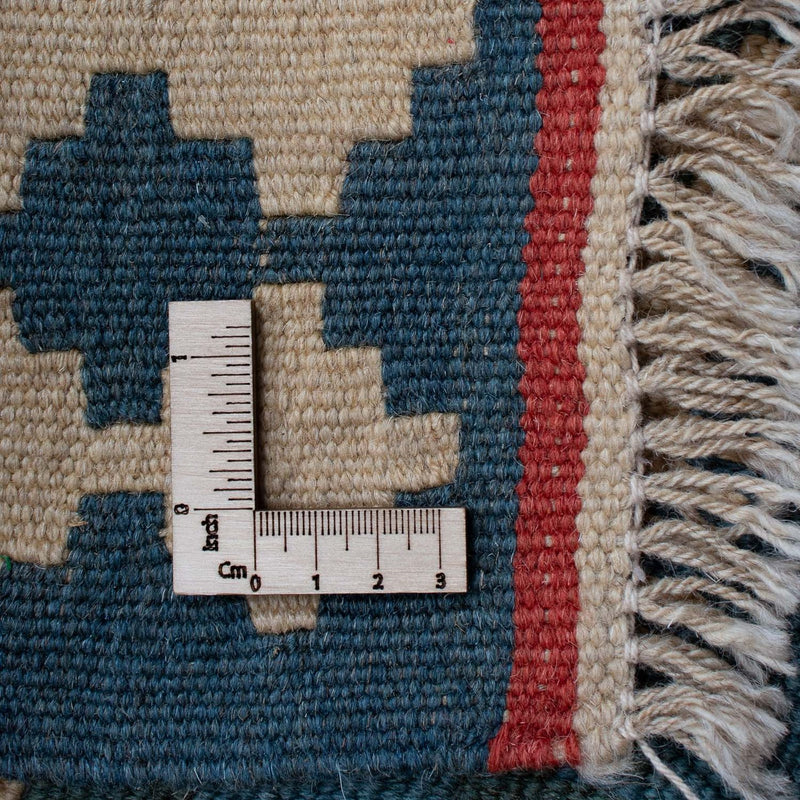 Dywan Kelim - Orientalny - 178 x 128 cm - niebieski