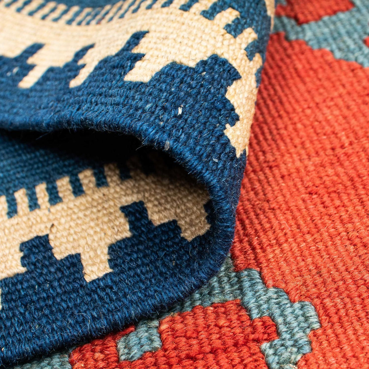 Dywan Kelim - Orientalny - 152 x 106 cm - czerwony