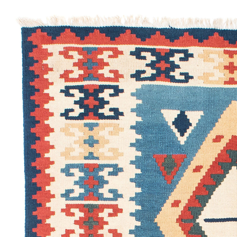 Dywan Kelim - Orientalny - 183 x 116 cm - turkusowy