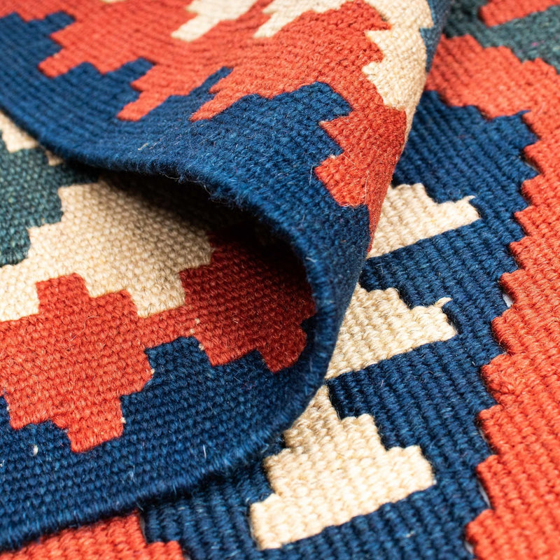 Dywan Kelim - Orientalny - 145 x 100 cm - czerwony