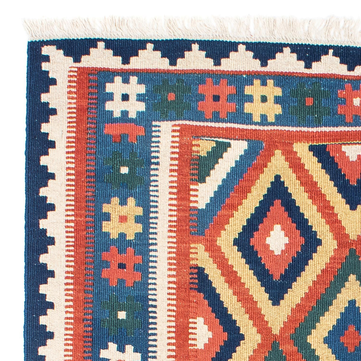 Dywan Kelim - Orientalny - 163 x 103 cm - rdza