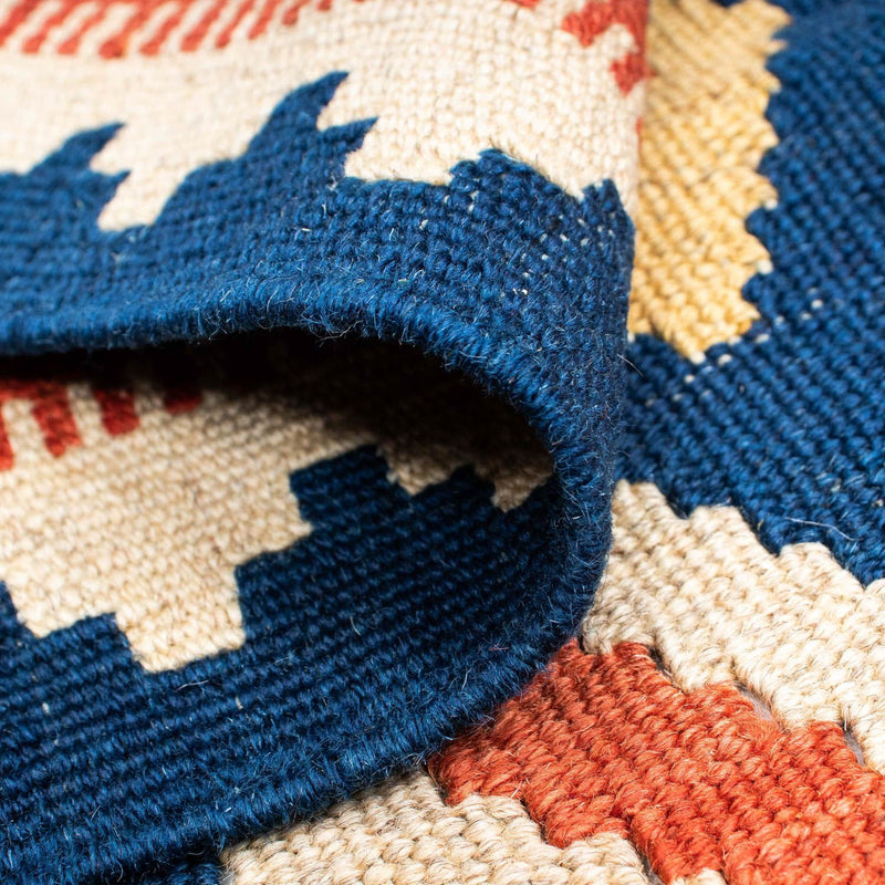 Dywan Kelim - Orientalny - 163 x 103 cm - rdza