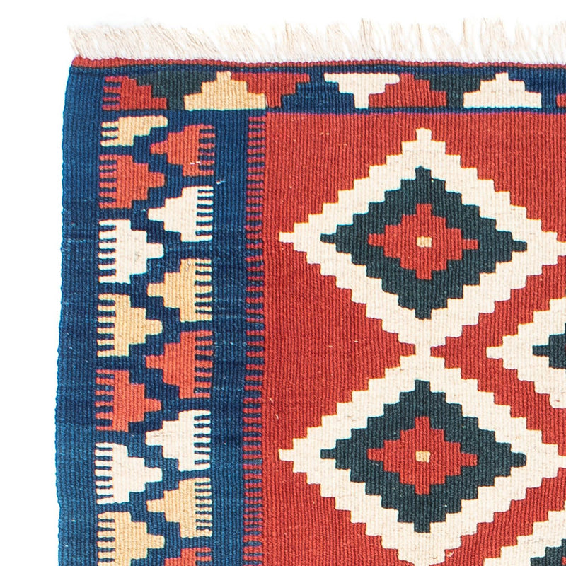 Dywan Kelim - Orientalny - 156 x 98 cm - czerwony