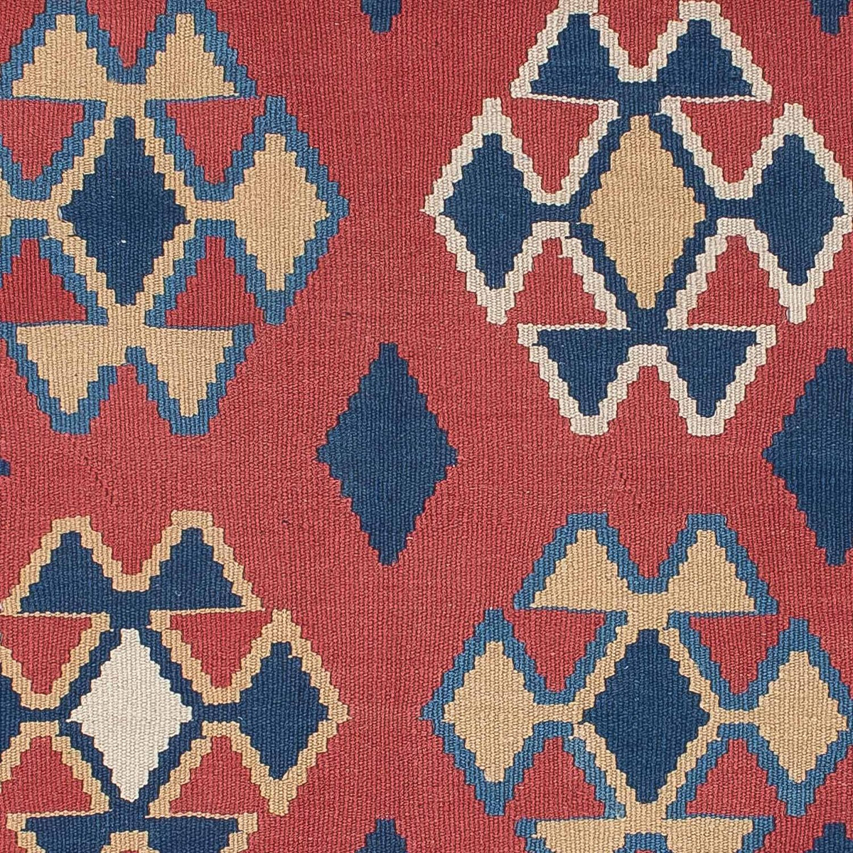 Dywan Kelim - Orientalny - 180 x 120 cm - ciemna czerwień