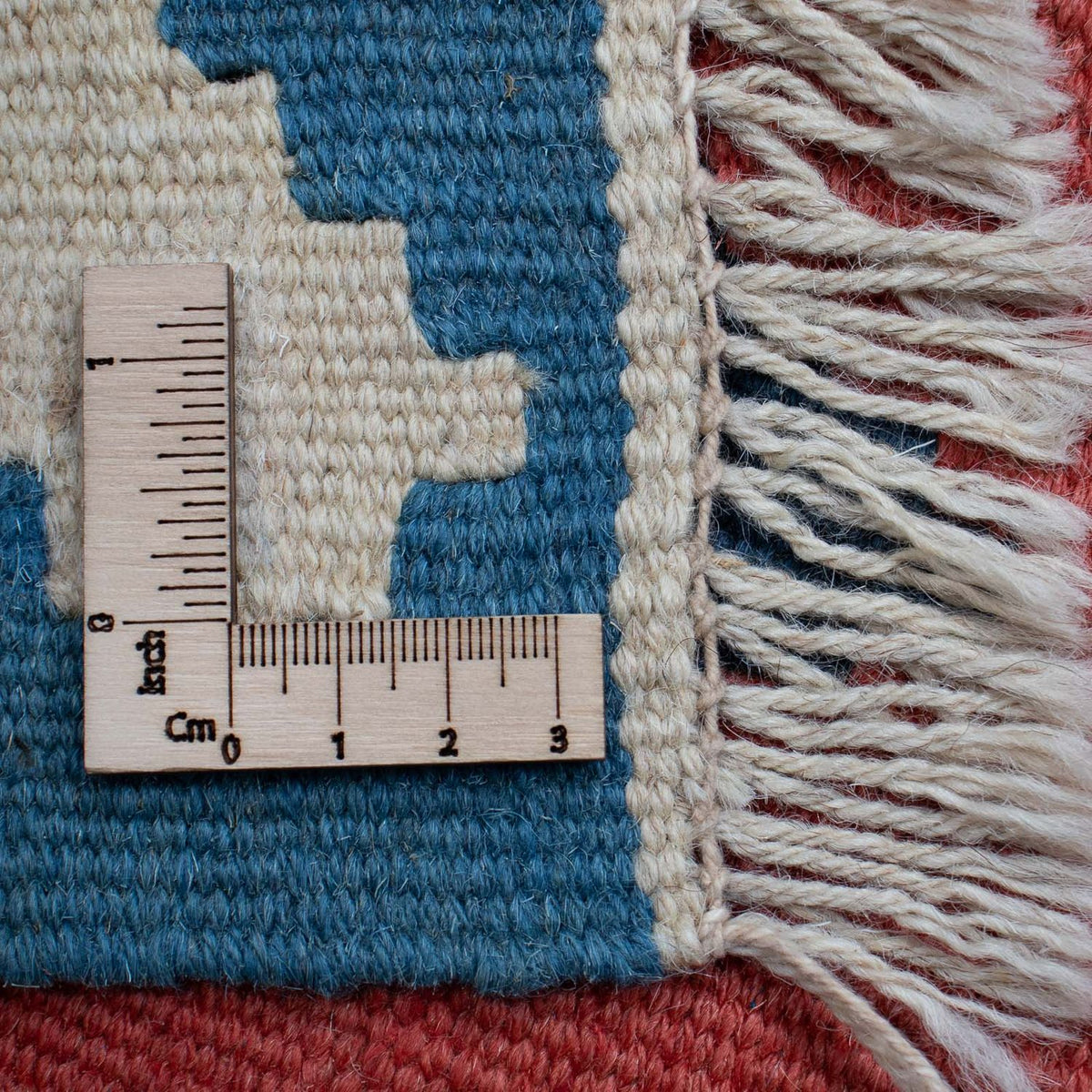 Dywan Kelim - Orientalny - 180 x 120 cm - ciemna czerwień