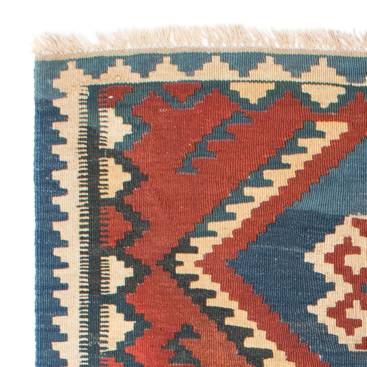 Dywan Kelim - Orientalny - 156 x 98 cm - rdza