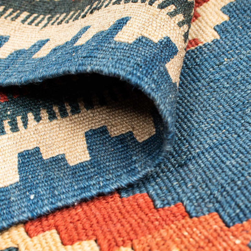 Dywan Kelim - Orientalny - 156 x 98 cm - rdza