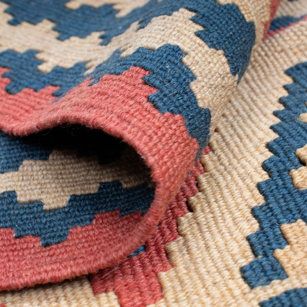 Dywan Kelim - Orientalny - 168 x 112 cm - wielokolorowy