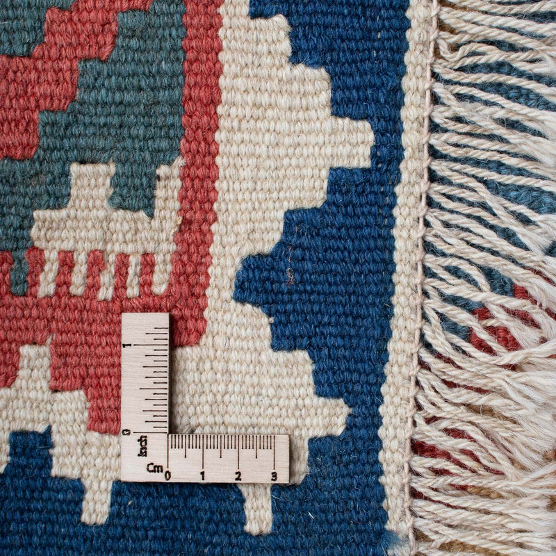 Dywan Kelim - Orientalny - 183 x 121 cm - niebieski