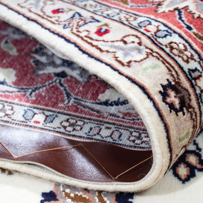 Dywan perski - Tabriz - Królewski - 204 x 151 cm - beżowy