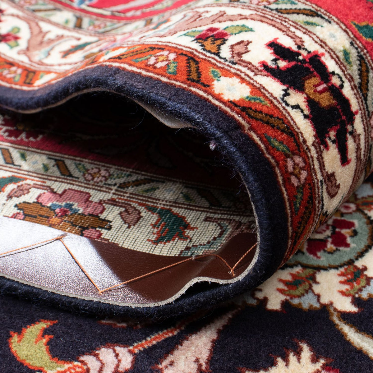 Dywan perski - Tabriz - Królewski - 301 x 250 cm - ciemnoniebieski