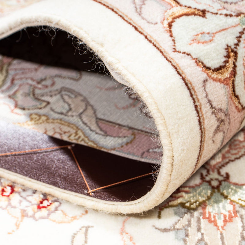 Dywan perski - Tabriz - Królewski - 212 x 150 cm - beżowy