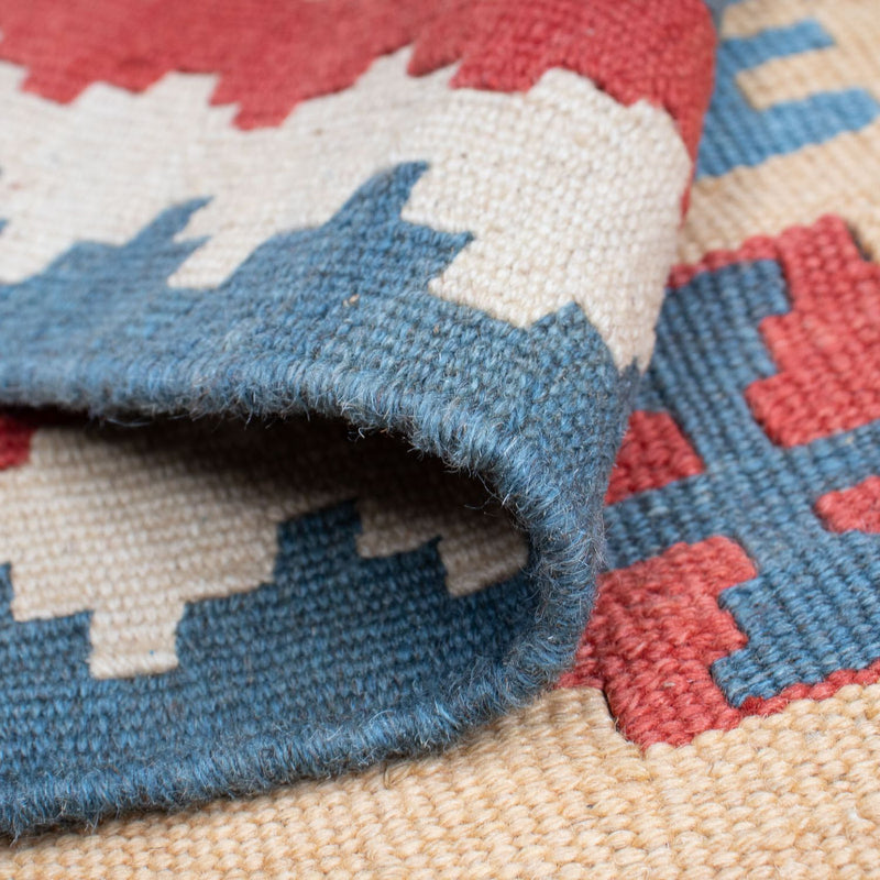 Dywan Kelim - Orientalny - 168 x 118 cm - wielokolorowy