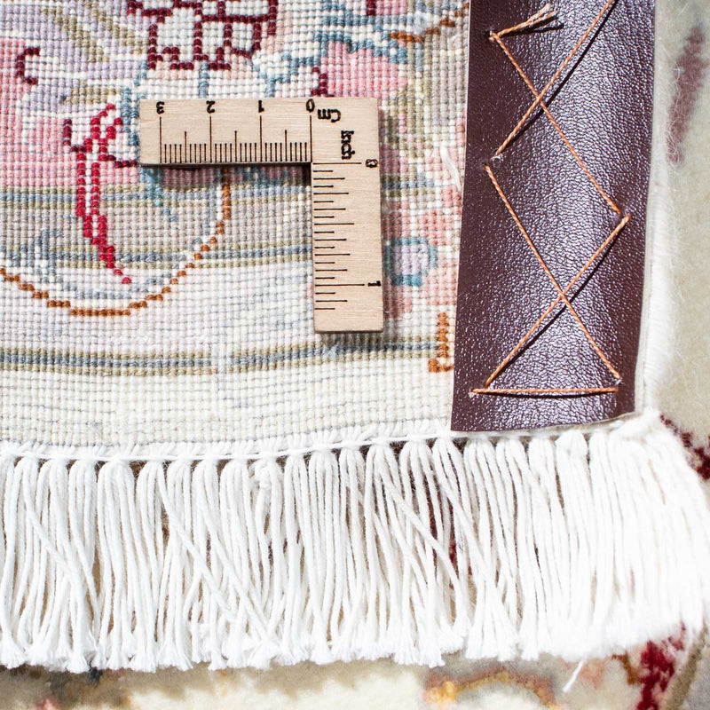 Biegacz Dywan perski - Tabriz - Królewski - 202 x 100 cm - beżowy