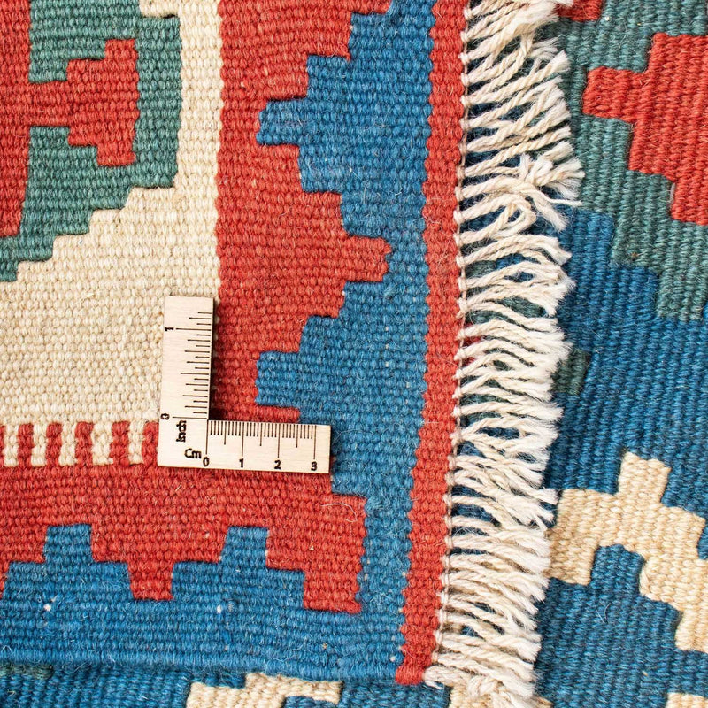 Dywan Kelim - Orientalny - 177 x 122 cm - niebieski