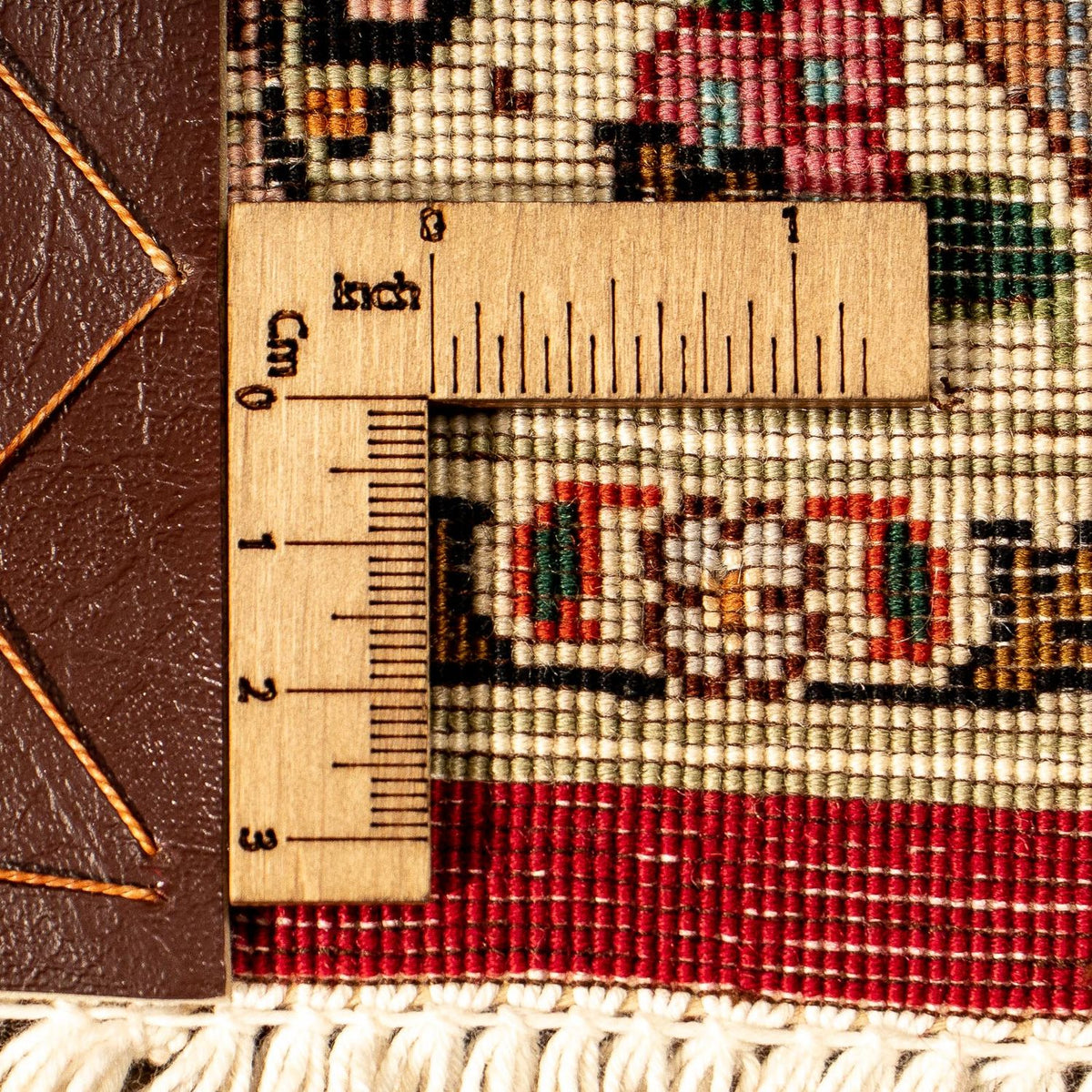 Dywan perski - Tabriz - Królewski - 367 x 253 cm - ciemna czerwień