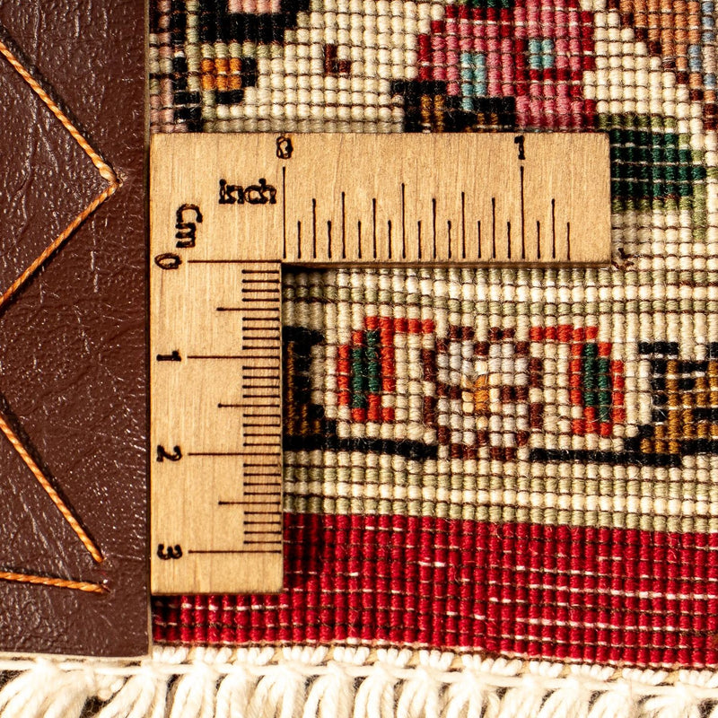 Dywan perski - Tabriz - Królewski - 367 x 253 cm - ciemna czerwień